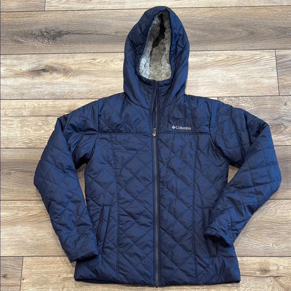 Columbia Navy Quilted Jacket